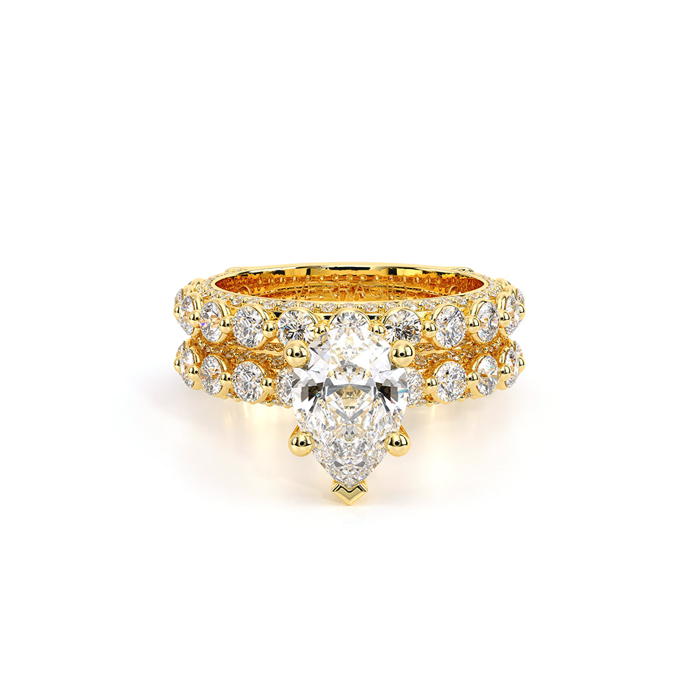 Couture-0488ps25-14k Yellow Gold Pear