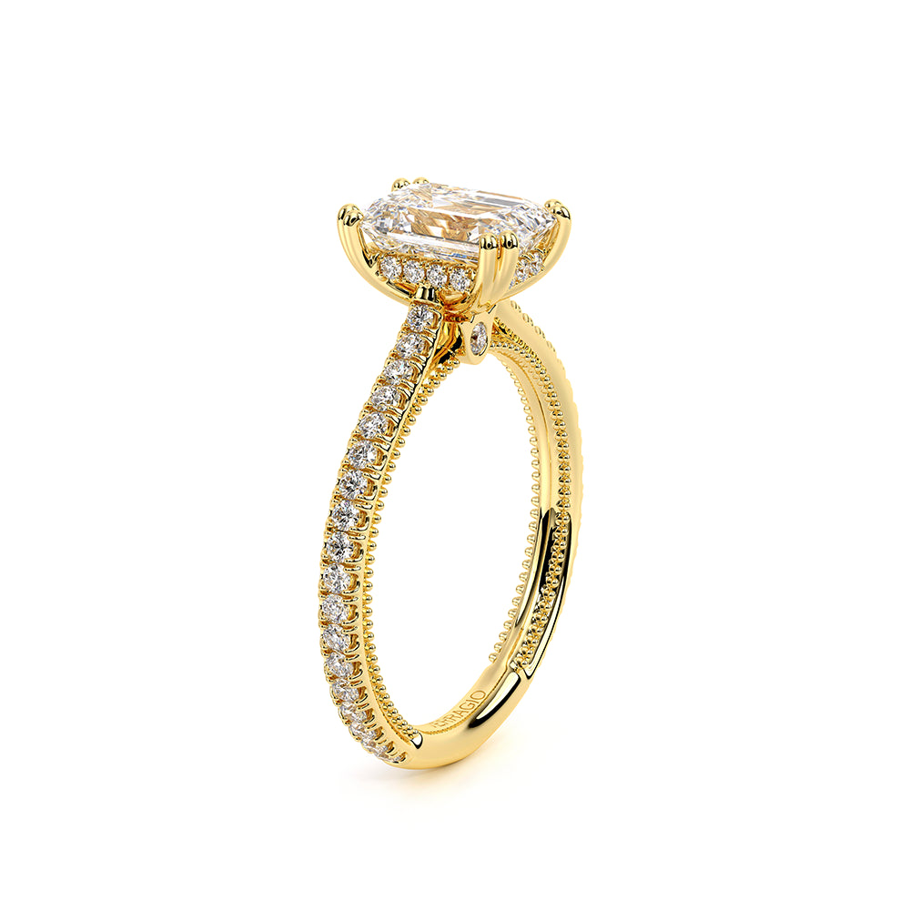 Renaissance-992EM13-14K Yellow Gold Emerald