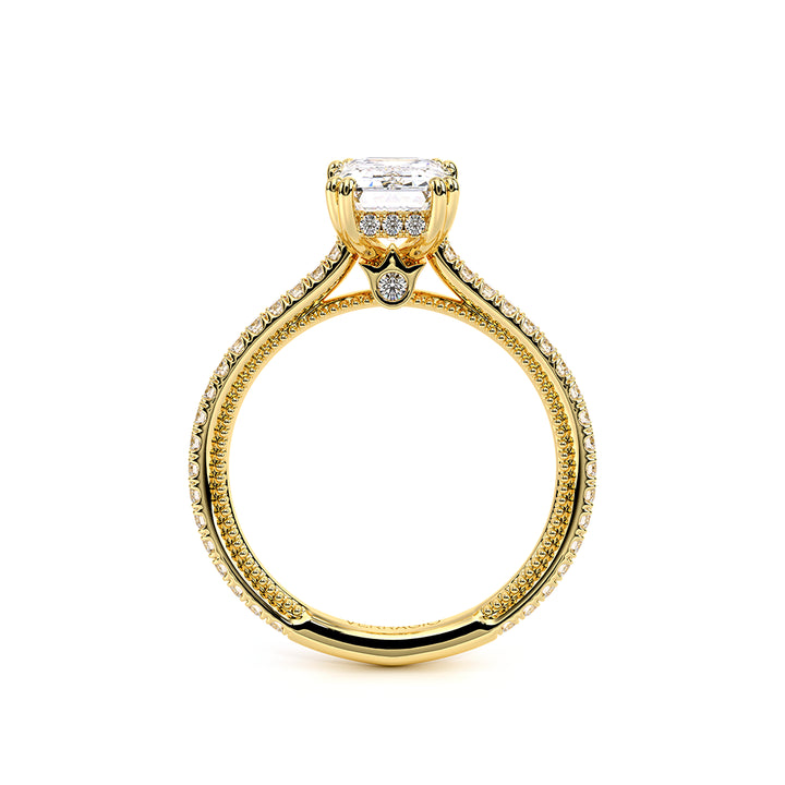 Renaissance-992EM13-14K Yellow Gold Emerald