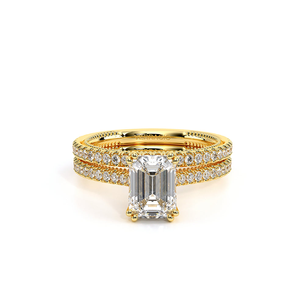 Renaissance-992EM13-18K Yellow Gold Emerald