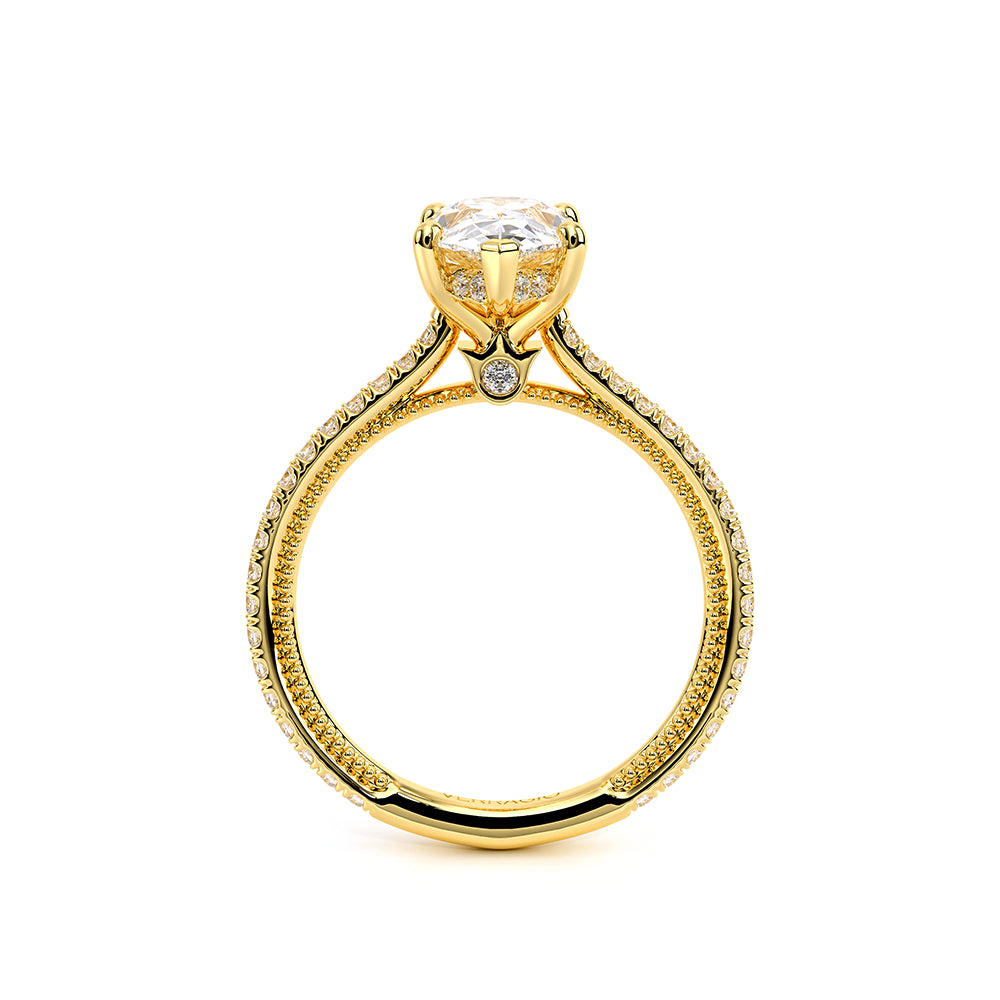 Renaissance-992PS13-14K Yellow Gold Pear