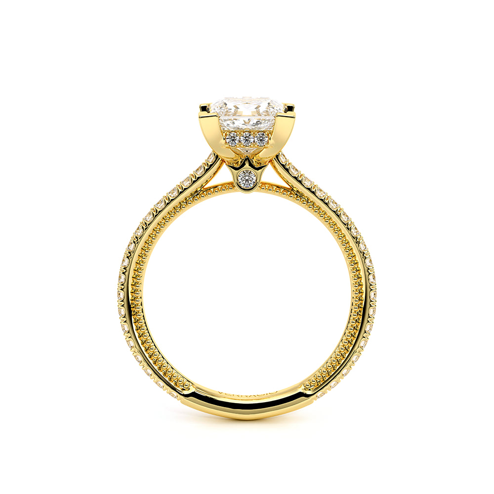 Renaissance-992P13-18K Yellow Gold Princess