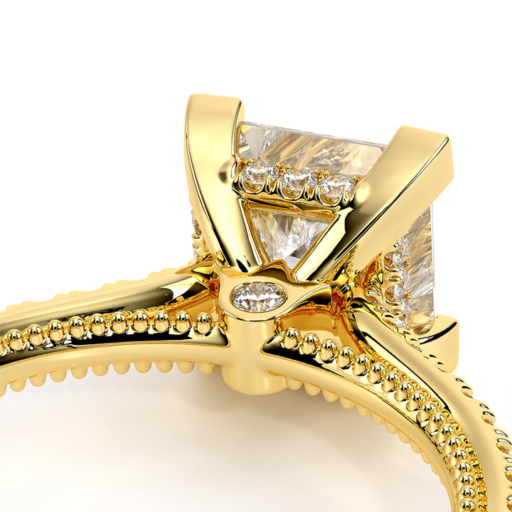 Renaissance-992P13-18K Yellow Gold Princess