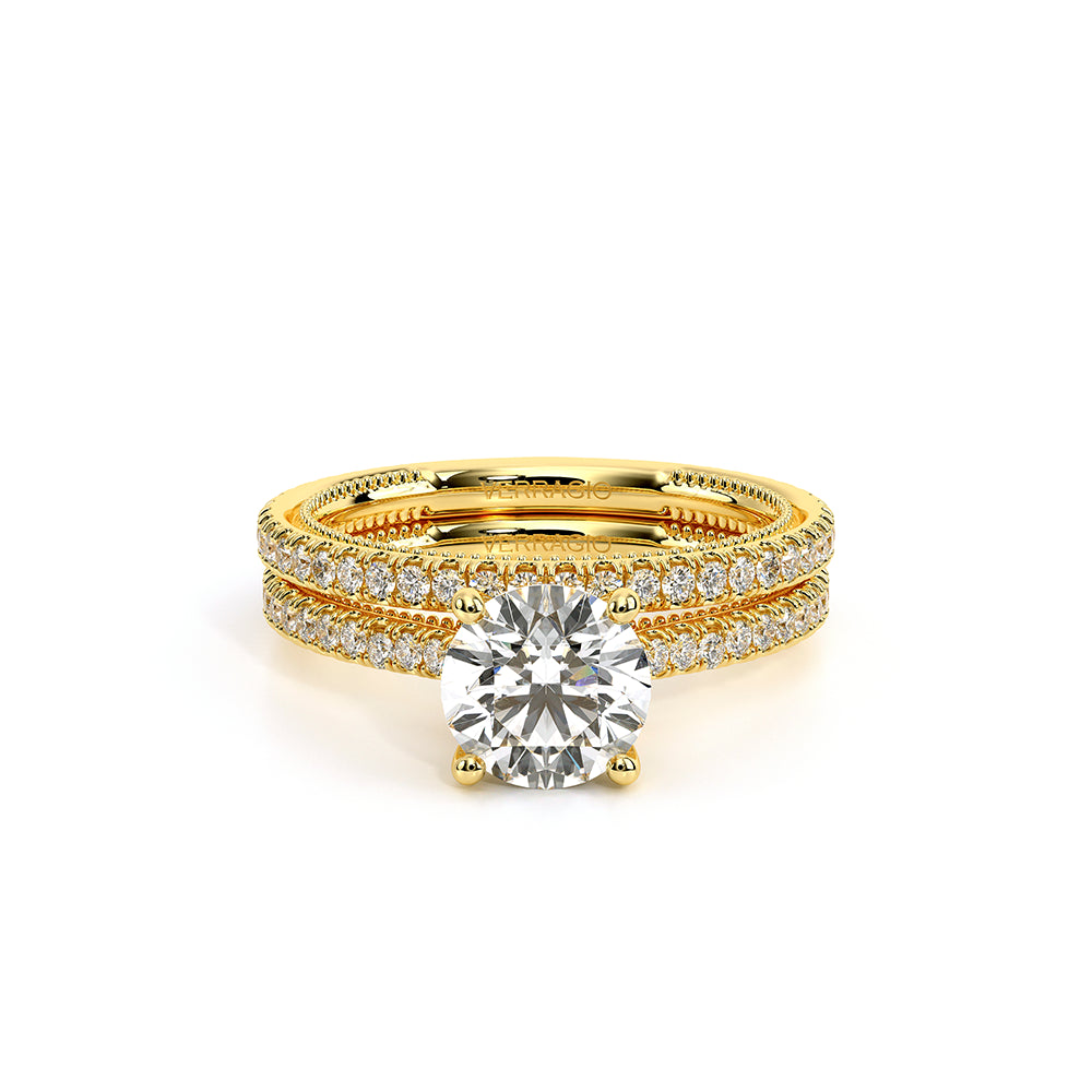 Renaissance-992R13-18K Yellow Gold Round