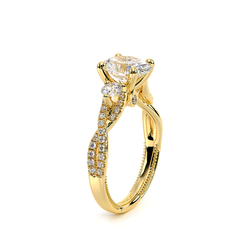 Renaissance-962-3OV12-18K Yellow Gold Oval
