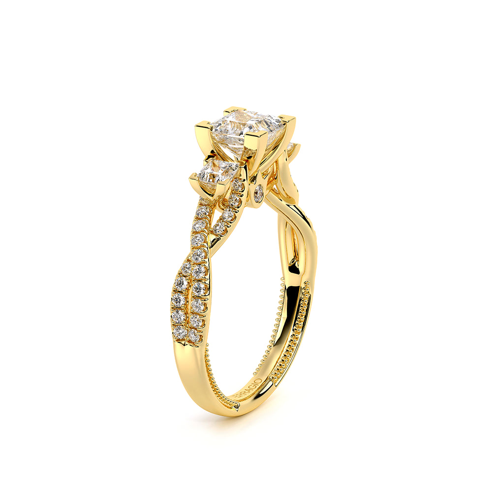 Renaissance-962-3P12-18K Yellow Gold Princess
