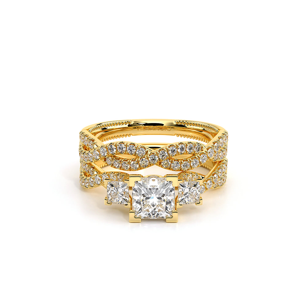 Renaissance-962-3P12-18K Yellow Gold Princess