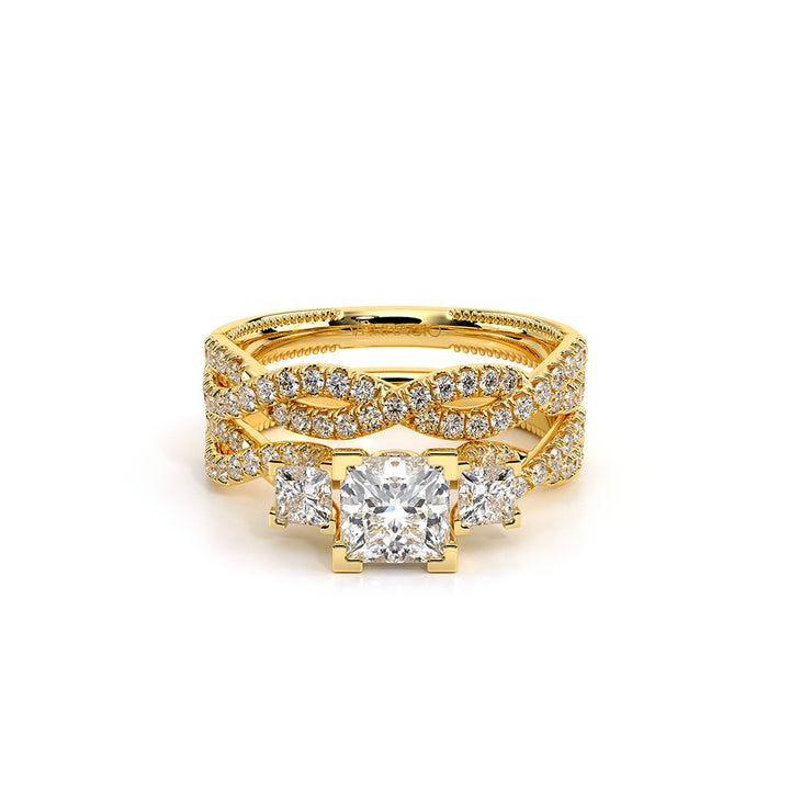 Renaissance-962-3P12-18K Yellow Gold Princess