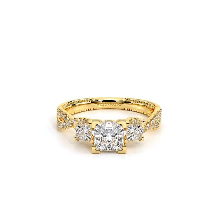 Renaissance-962-3P12-18K Yellow Gold Princess