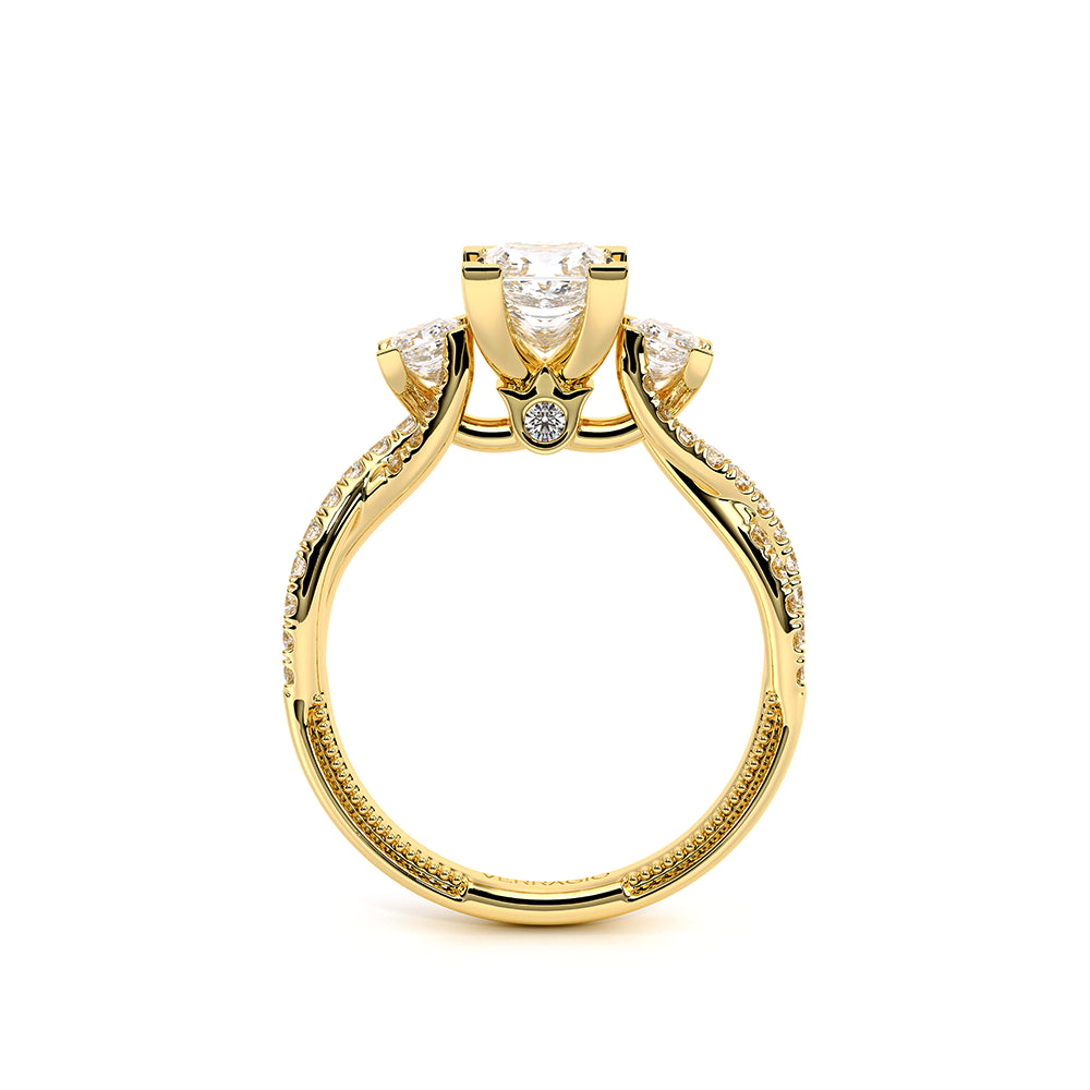 Renaissance-962-3P12-18K Yellow Gold Princess
