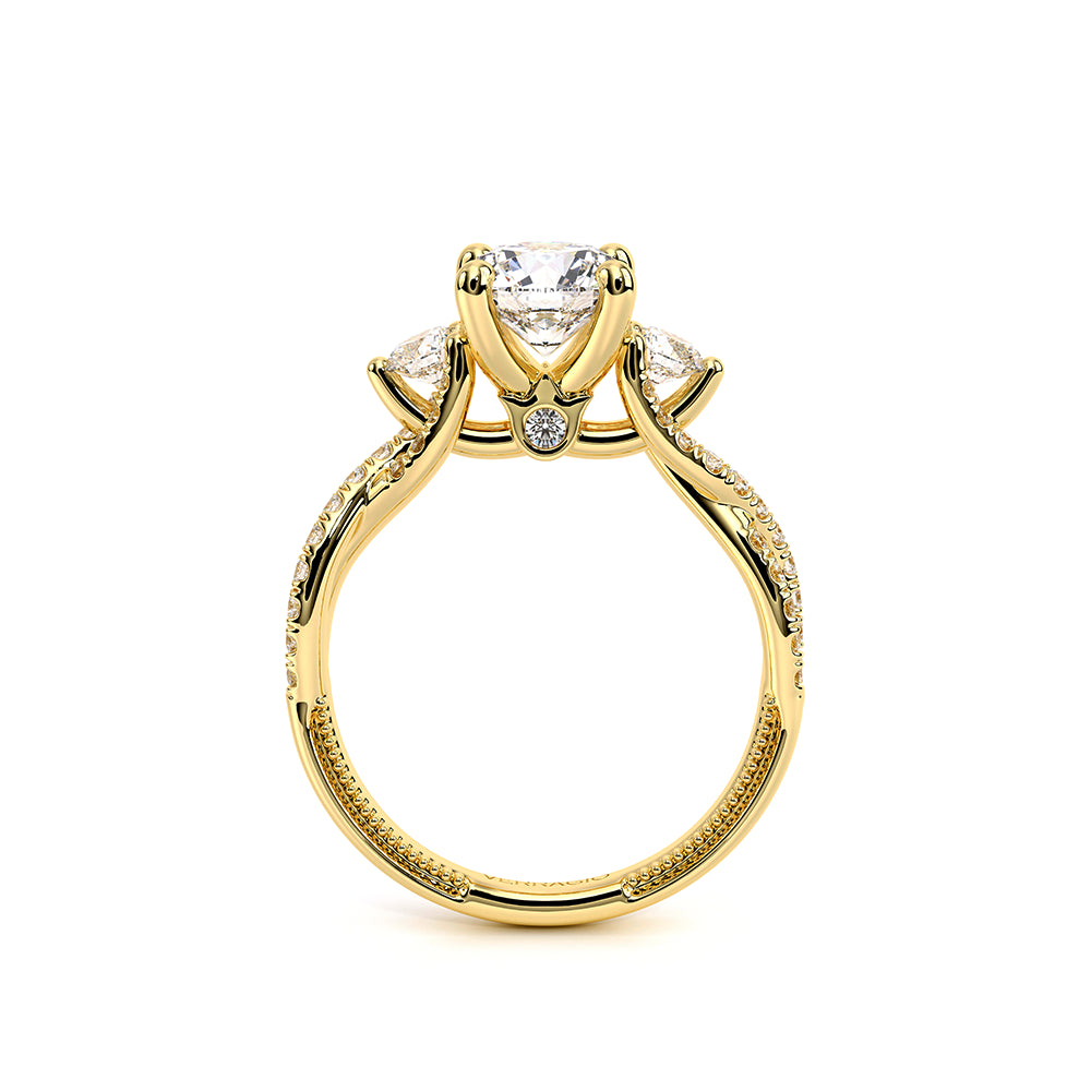 Renaissance-962-3R12-18K Yellow Gold Round