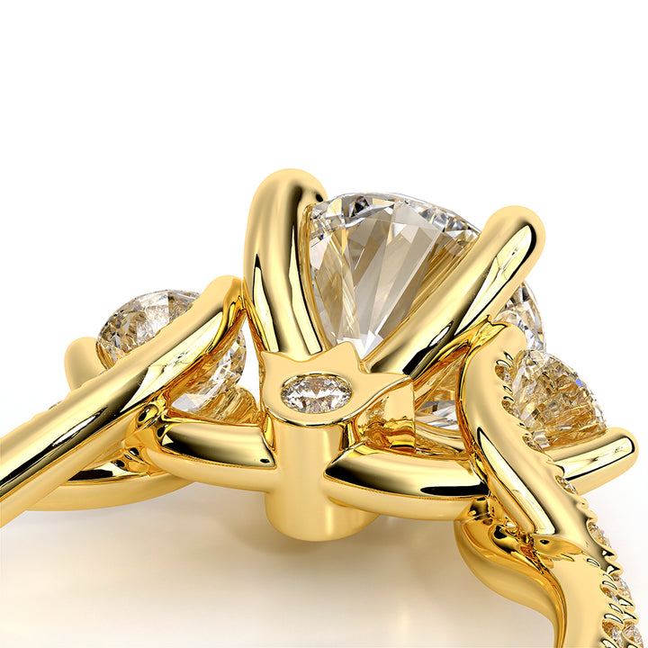 Renaissance-962-3R12-18K Yellow Gold Round