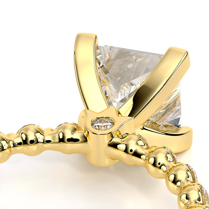 Renaissance-989P20-14K Yellow Gold Princess