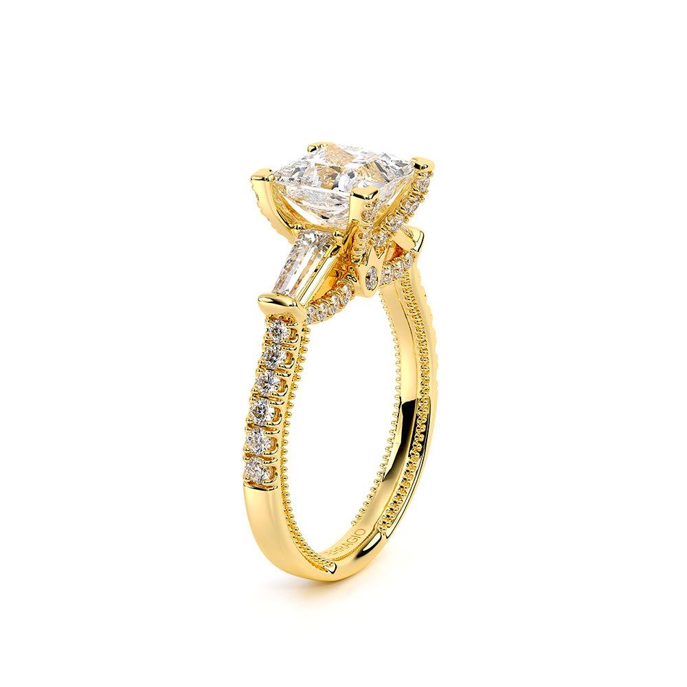Renaissance-991P15-18K Yellow Gold Princess