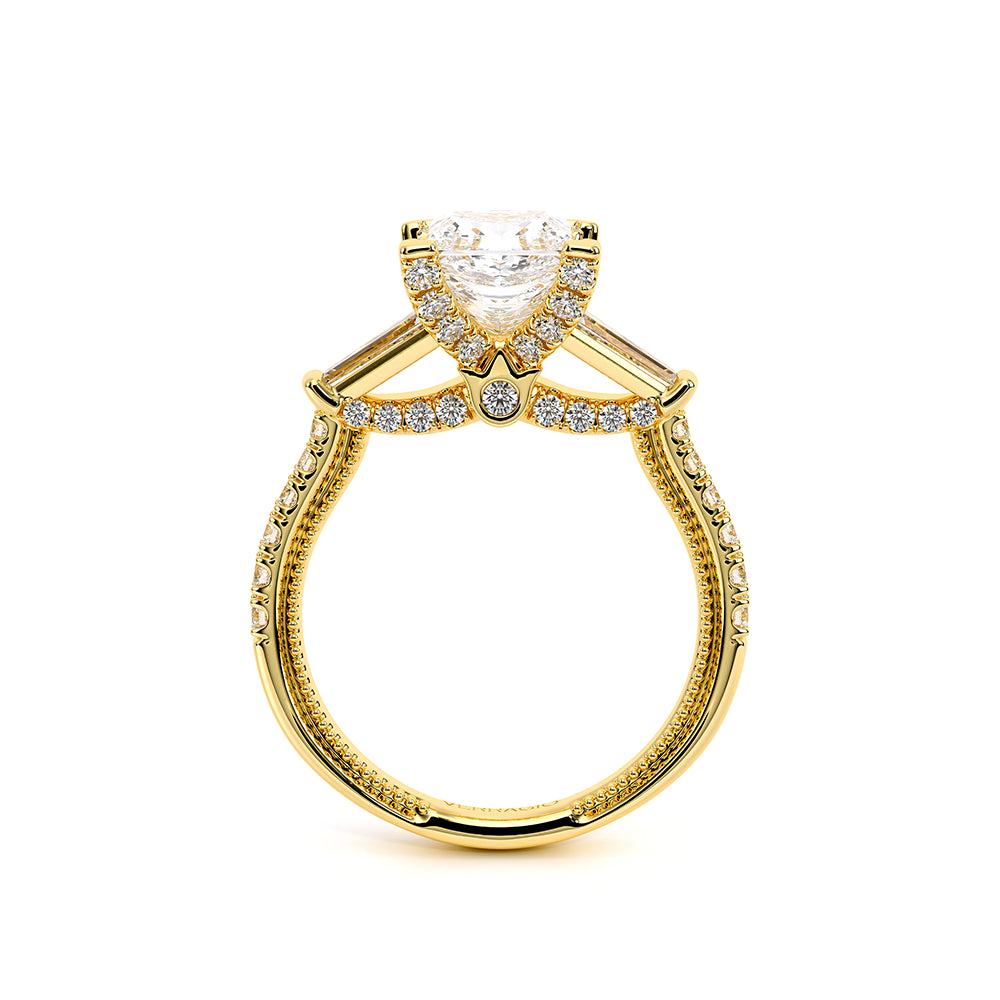 Renaissance-991P15-18K Yellow Gold Princess