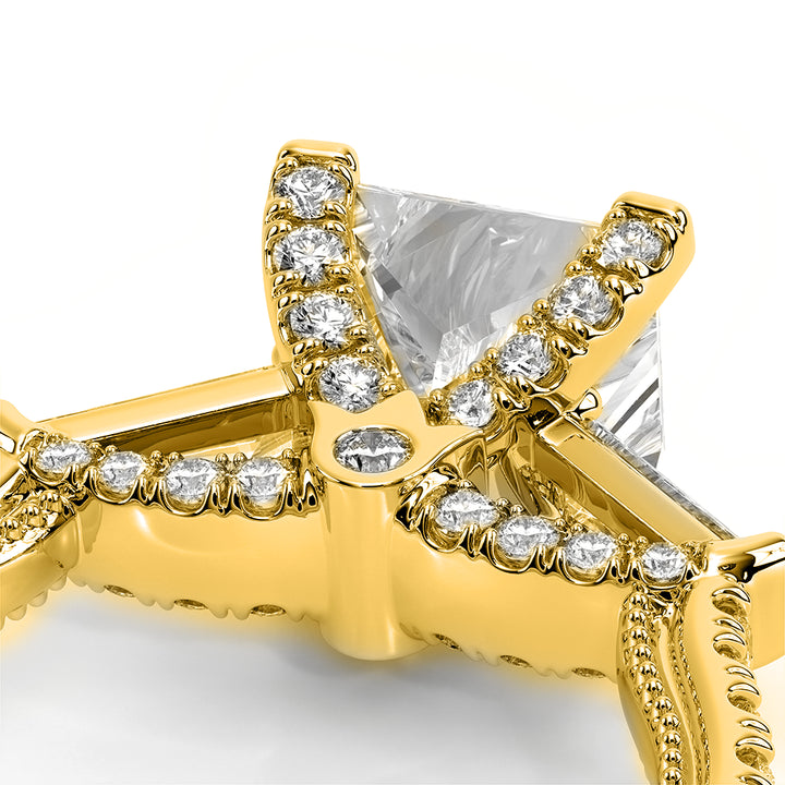 Renaissance-991P15-14K Yellow Gold Princess