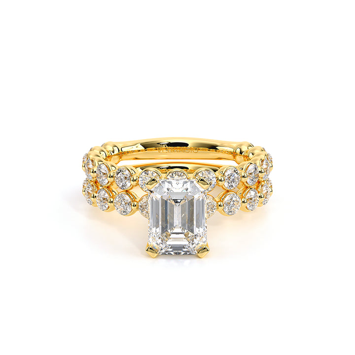 Renaissance-989EM25-14K Yellow Gold Emerald