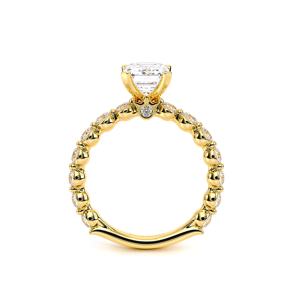 Renaissance-989EM25-14K Yellow Gold Emerald