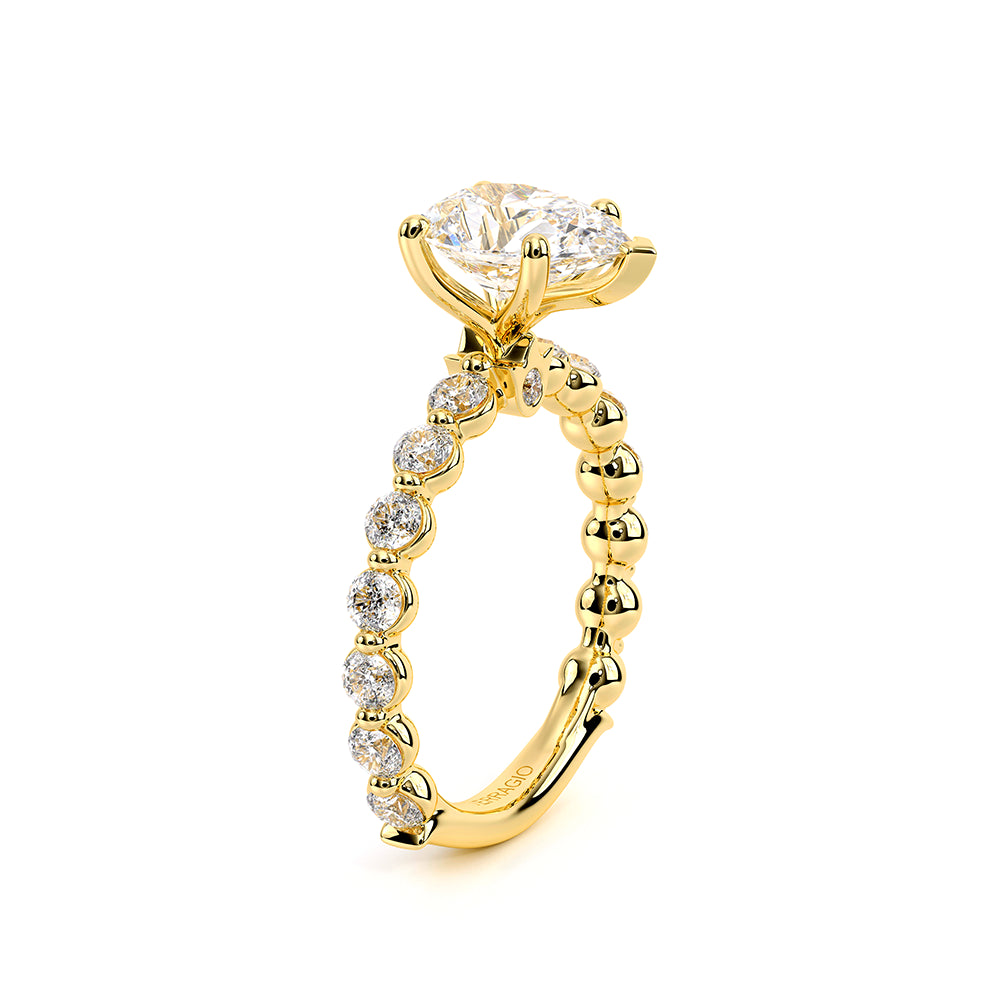 Renaissance-989PS25-18K Yellow Gold Pear