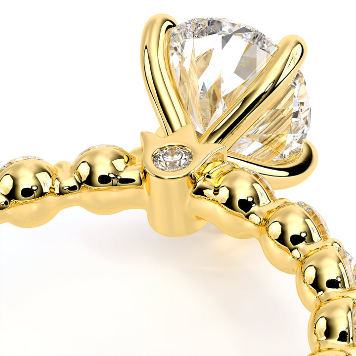 Renaissance-989PS25-18K Yellow Gold Pear