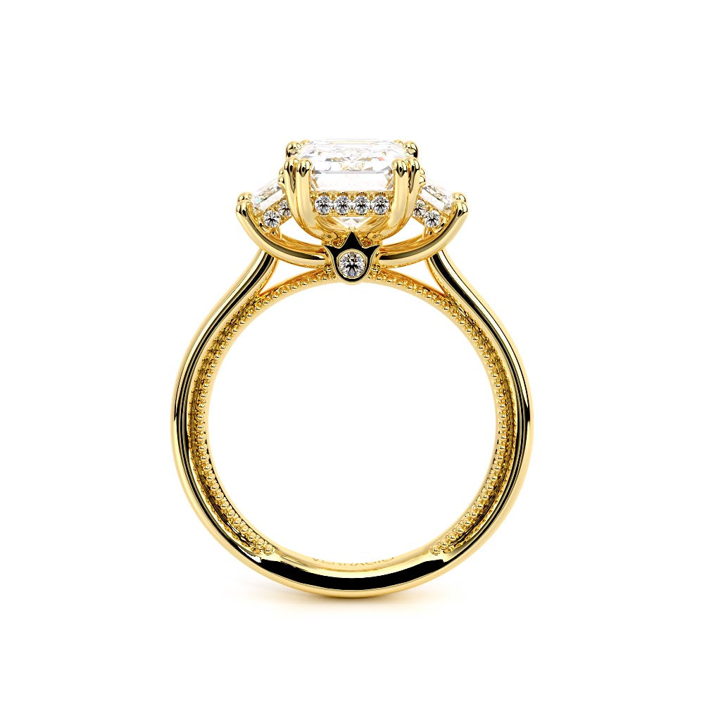 Renaissance-993EM-S-18K Yellow Gold Emerald