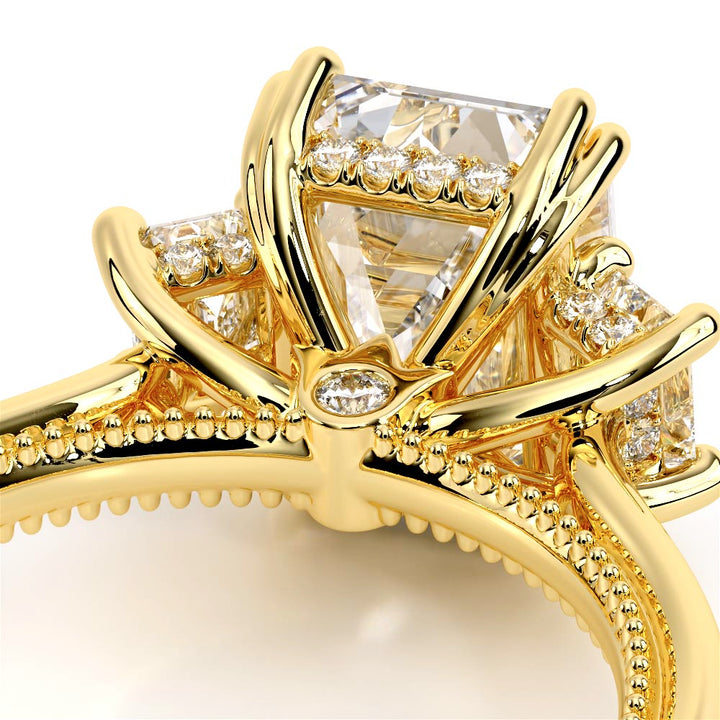 Renaissance-993EM-S-18K Yellow Gold Emerald