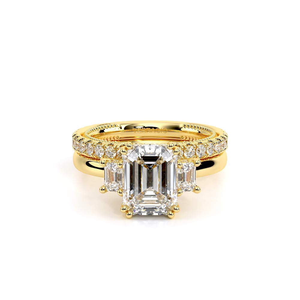 Renaissance-993EM-S-18K Yellow Gold Emerald