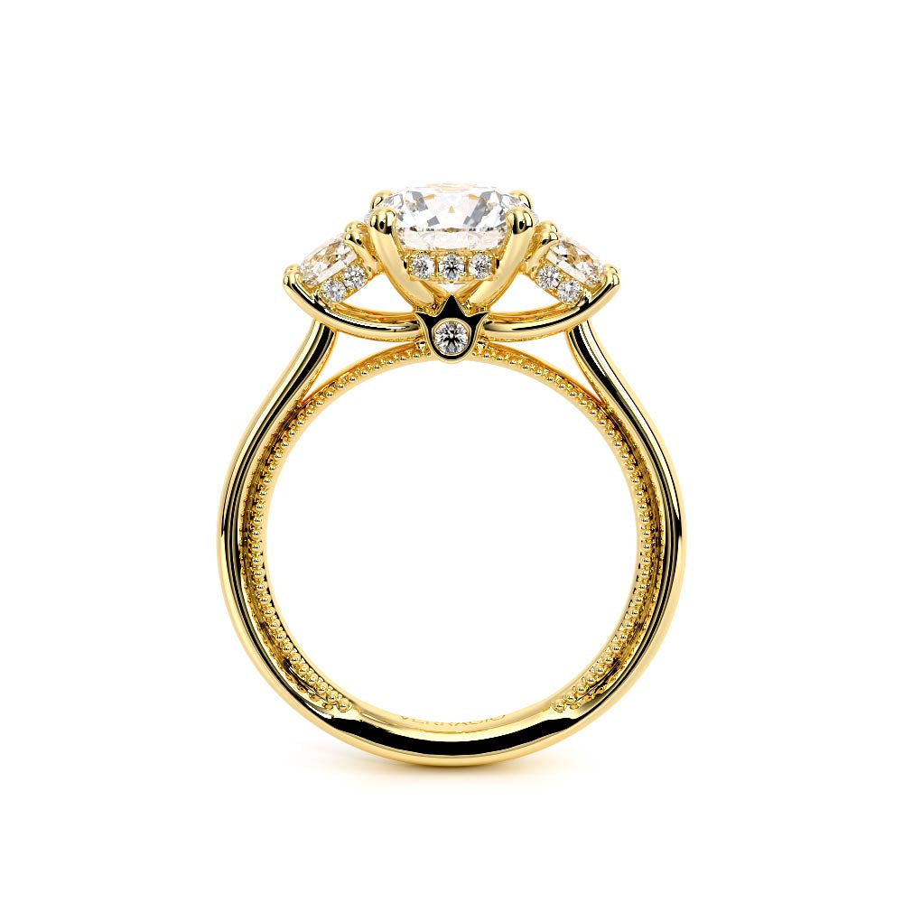 Renaissance-993R-S-18K Yellow Gold Round