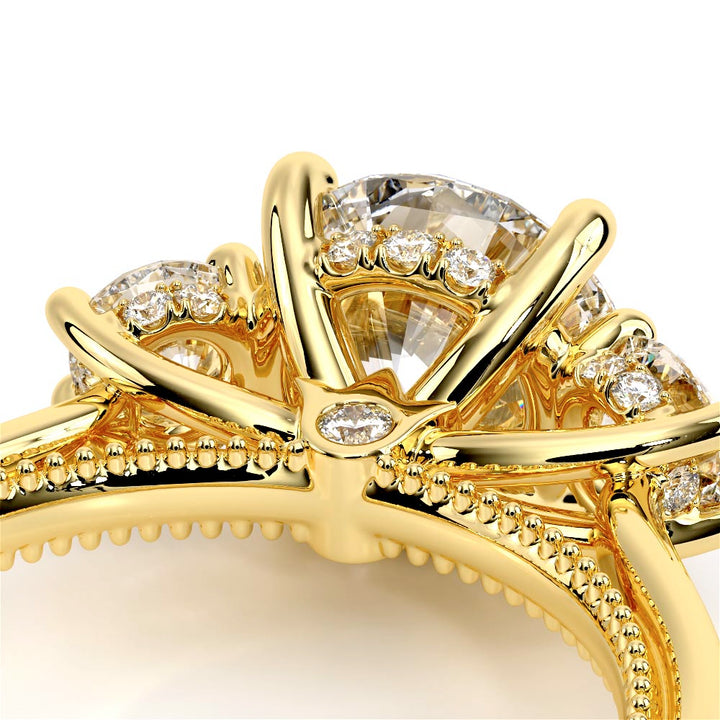 Renaissance-993R-S-18K Yellow Gold Round