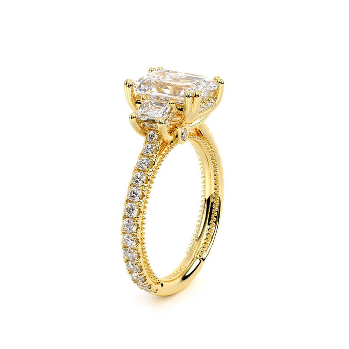Renaissance-993EM17-18K Yellow Gold Emerald