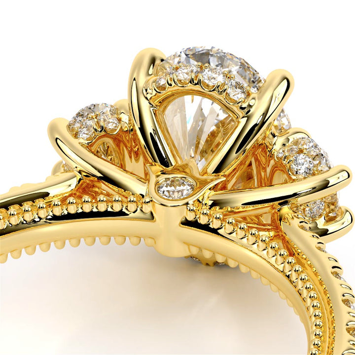 Renaissance-993OV17-18K Yellow Gold Oval