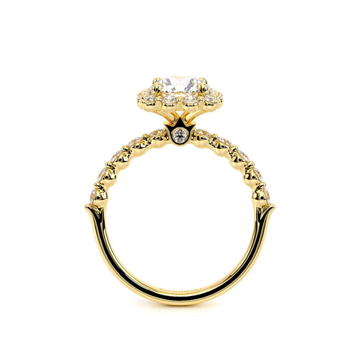Renaissance-990CU20-14K Yellow Gold Cushion
