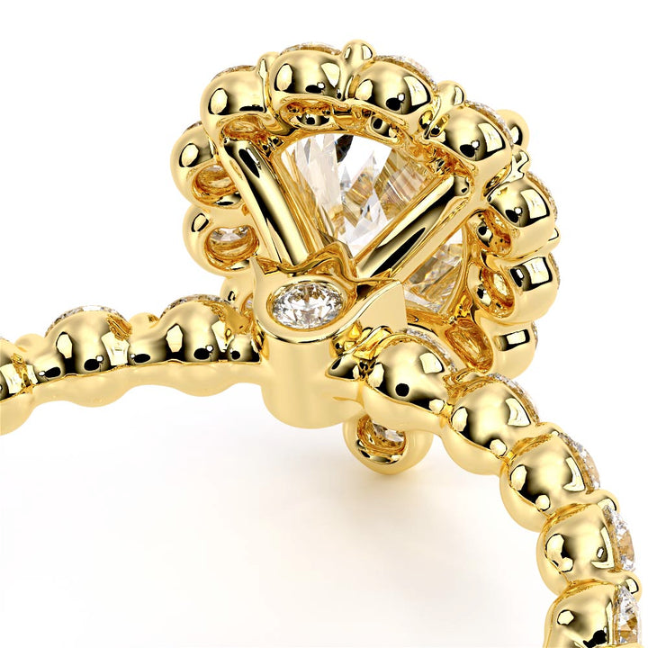 Renaissance-990PS20-14K Yellow Gold Pear