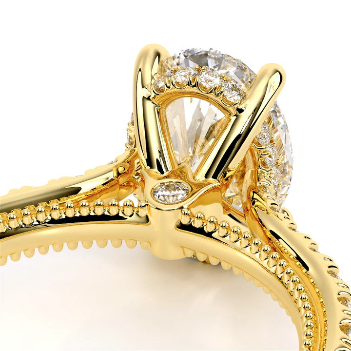 Renaissance-992OV17-18K Yellow Gold Oval