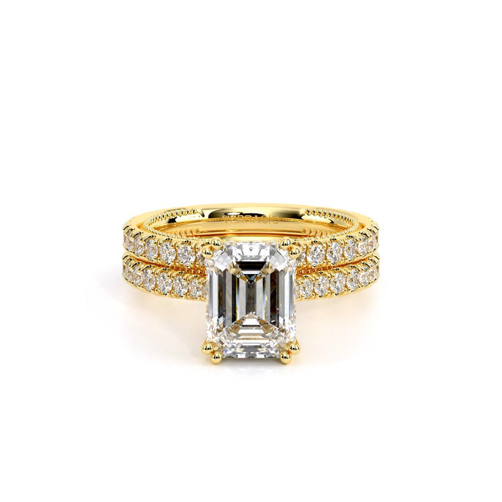 Renaissance-992EM17-14K Yellow Gold Emerald