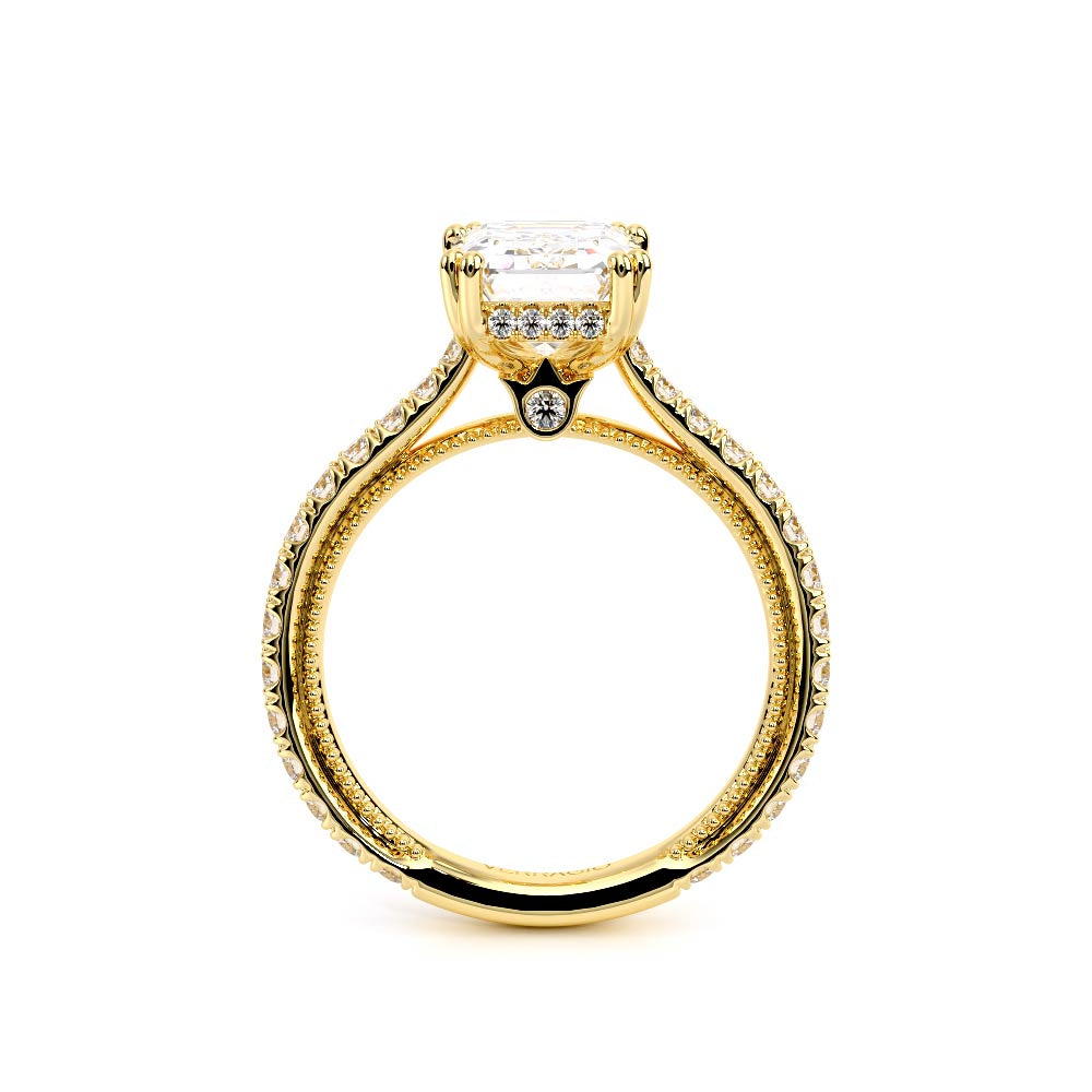 Renaissance-992EM17-14K Yellow Gold Emerald