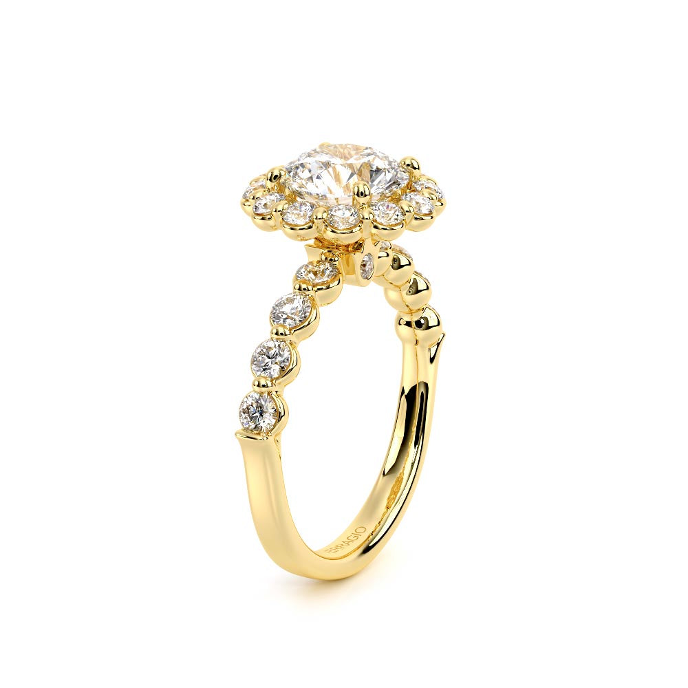 Renaissance-990R25-18K Yellow Gold Round