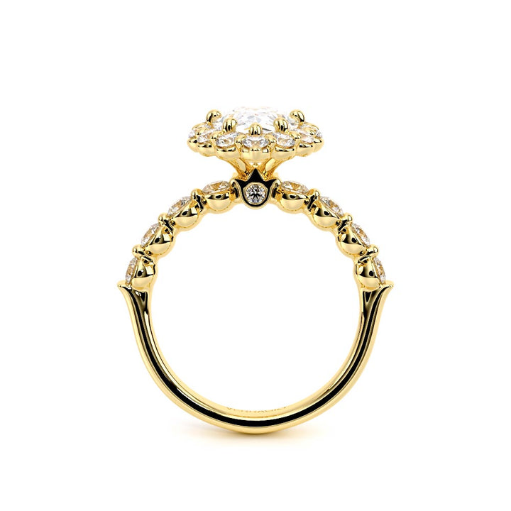 Renaissance-990PS25-18K Yellow Gold Pear