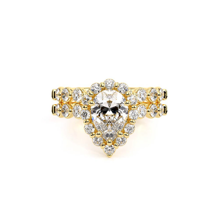 Renaissance-990PS25-14K Yellow Gold Pear