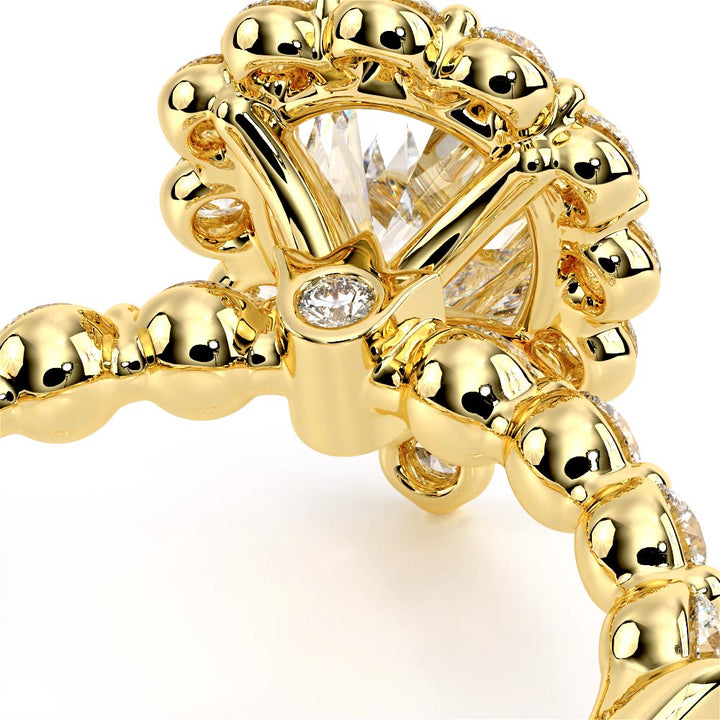 Renaissance-990PS25-14K Yellow Gold Pear