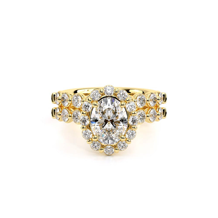 Renaissance-990OV25-18K Yellow Gold Oval