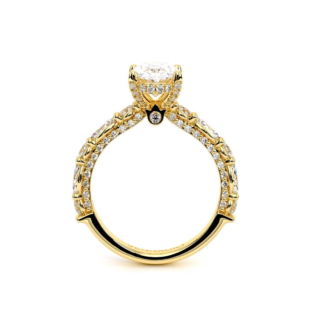 Couture-0490OV25-18K Yellow Gold Oval