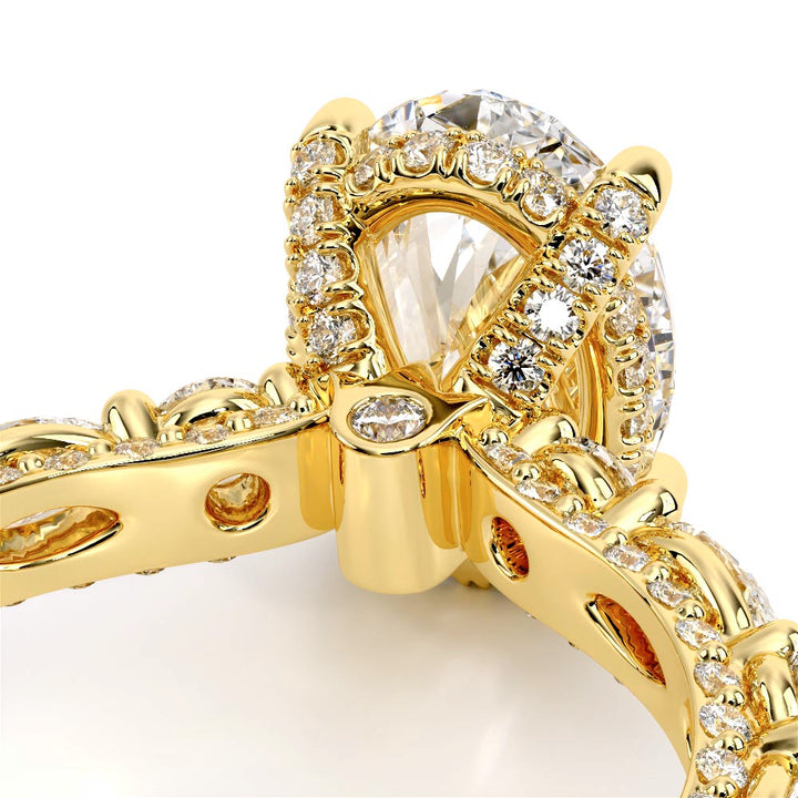 Couture-0490OV25-14K Yellow Gold Oval