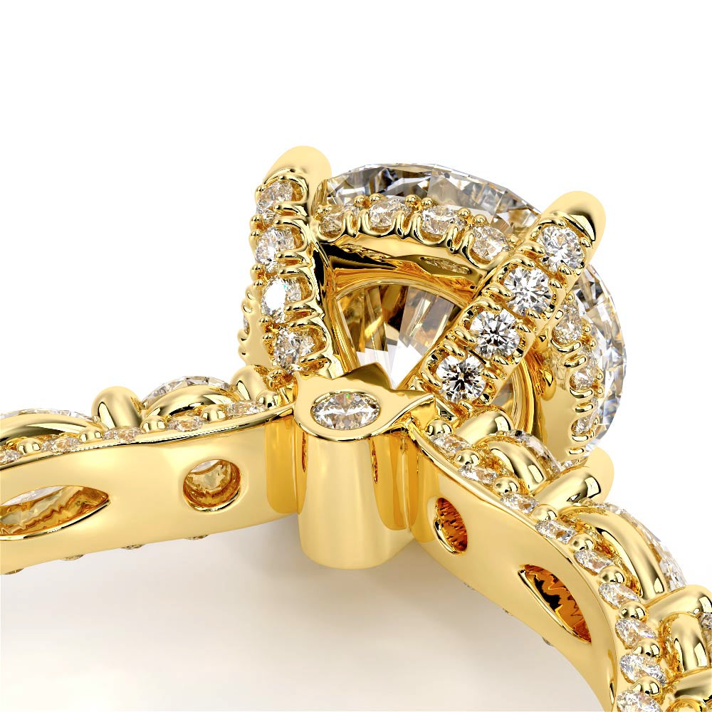 Couture-0490R25-14K Yellow Gold Round