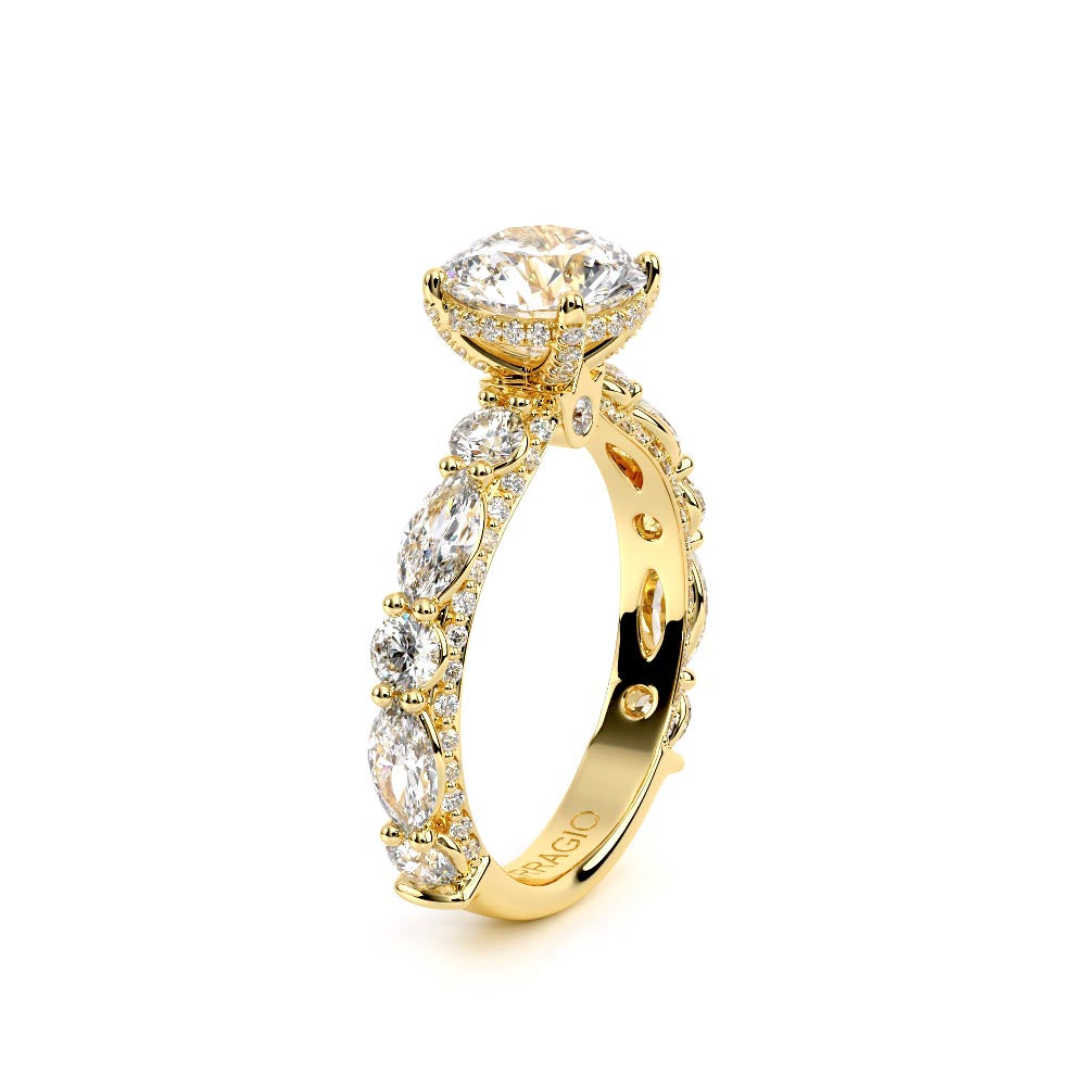 Couture-0490R30-14K Yellow Gold Round