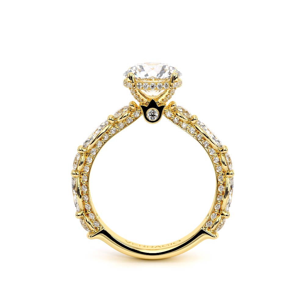 Couture-0490R30-14K Yellow Gold Round