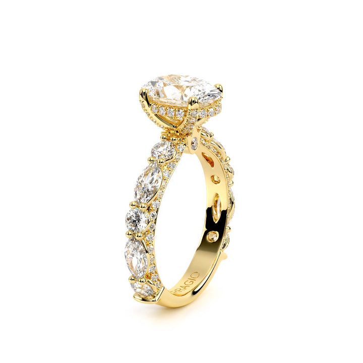 Couture-0490OV30-14K Yellow Gold Oval