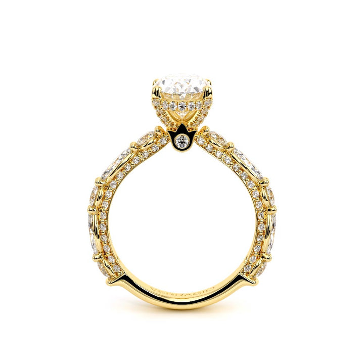 Couture-0490OV30-14K Yellow Gold Oval