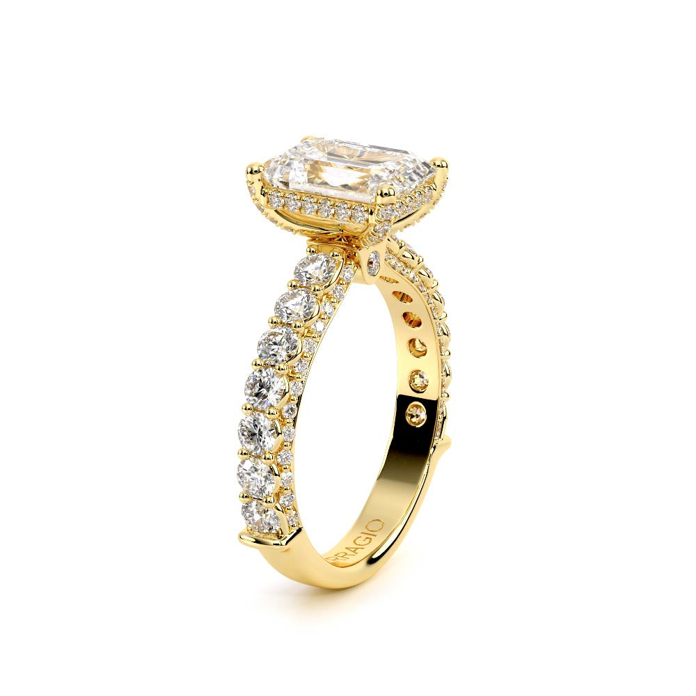 Couture-0489EM25-14K Yellow Gold Emerald