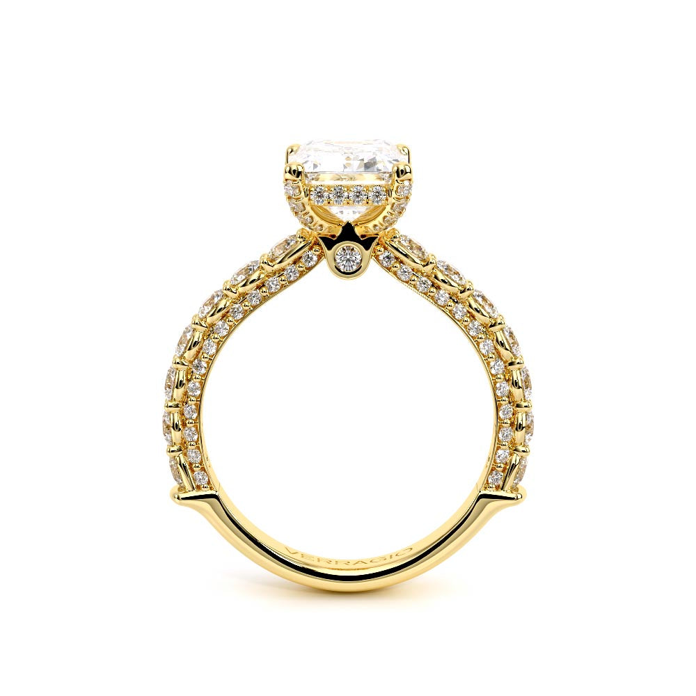 Couture-0489EM25-14K Yellow Gold Emerald